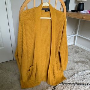 Yellow urban outfitters cardigan